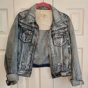 Distressed Jean Jacket